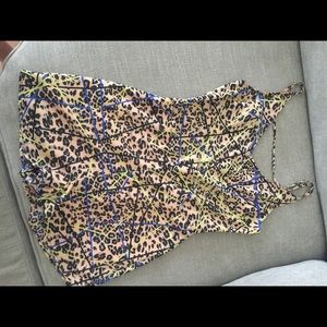 Leopard print romper